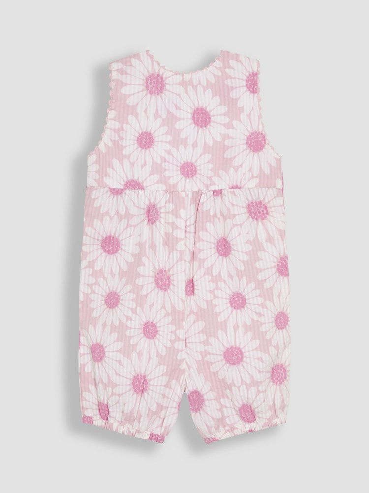 Rosa con margaritas - JoJo Maman Bébé Printed 100% Cotton Dungarees - Imagen 2 de 3