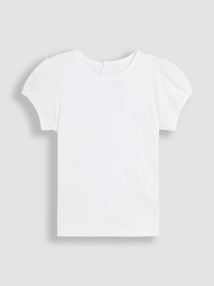 Set de 2Pieces Jojo Maman Bébé cu salopetă cu volane la umeri și T-Shirt - Image 4 of 6