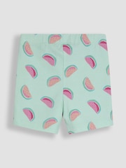 JoJo Maman Bébé Mint Green Watermelon Shorts 2 Pack - Image 3 of 5