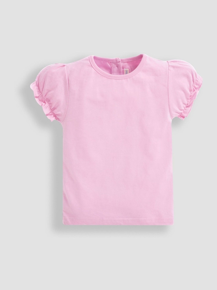 JoJo Maman Bébé Pink Pretty T-Shirt - Image 1 of 3