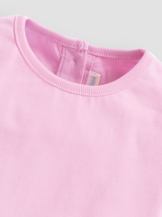 JoJo Maman Bébé Pink Pretty T-Shirt - Image 2 of 3