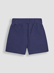 JoJo Maman Bébé Blue 100% Cotton 2-Piece Red Arrows T-Shirt And Shorts Set - Image 5 of 6