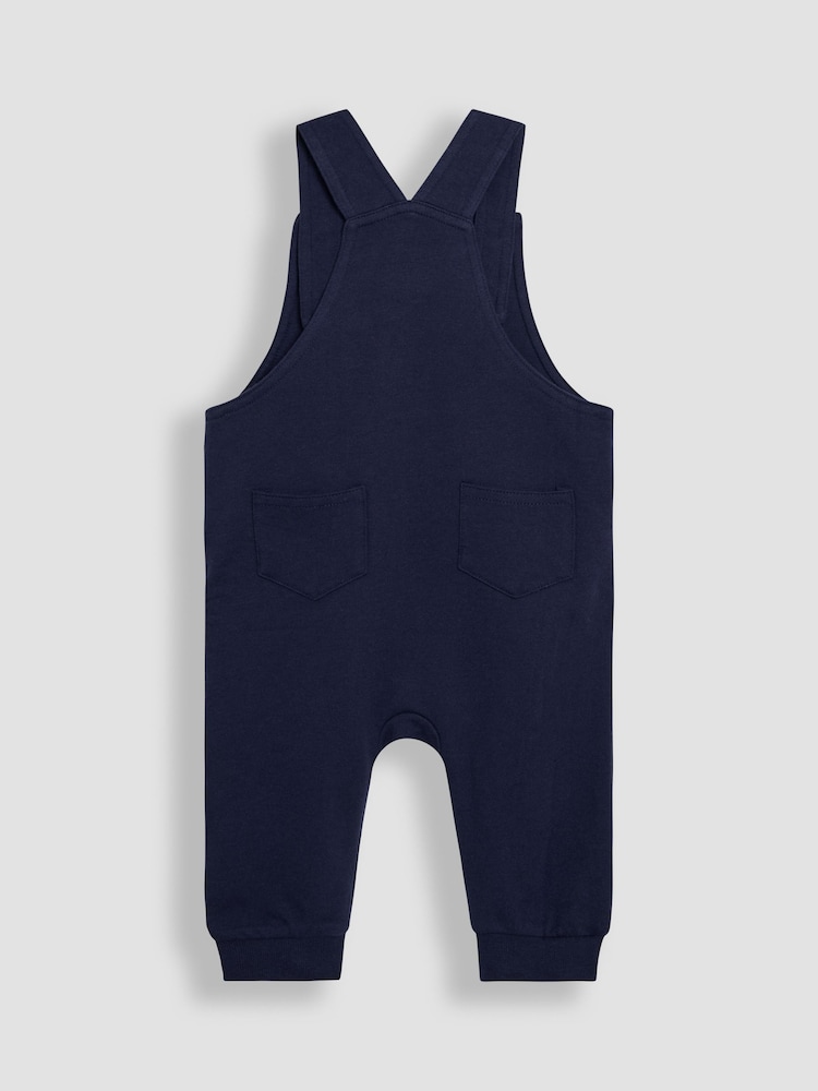 JoJo Maman Bébé Navy 2-Piece Red Arrows Dungarees And T-Shirt Set - Image 3 of 6