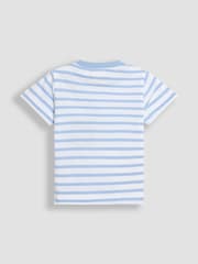 JoJo Maman Bébé Navy 2-Piece Red Arrows Dungarees And T-Shirt Set - Image 5 of 6