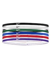 Nike Blue Slim Flex Classic Headbands 6 Pack - Image 1 of 1