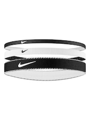 Nike Black Flex Classic Mixed Width Headbands 3 Pack - Image 1 of 1