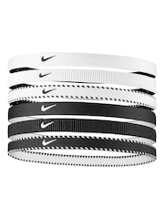 Nike White Flex Classic Headbands 6 Pack - Image 1 of 1