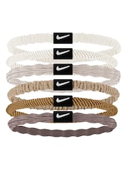 Nike Cream Flex Hair Ties 6 Pack - Image 1 of 1