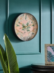 Black Tiger Print Wall Clock - Image 2 of 5