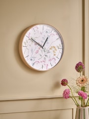 Malvern Floral Print 30cm Wall Clock - Image 2 of 4