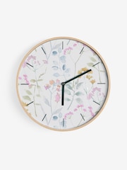 Malvern Floral Print 30cm Wall Clock - Image 4 of 4