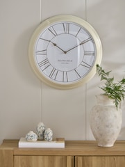 Cream 50cm Wall Clock - Image 1 of 5