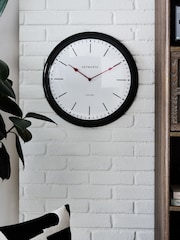 Black 50cm Wall Clock - Image 1 of 5