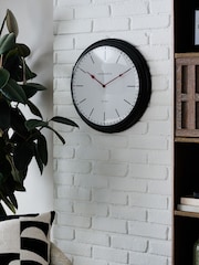 Black 50cm Wall Clock - Image 2 of 5