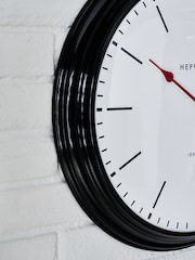 Black 50cm Wall Clock - Image 3 of 5