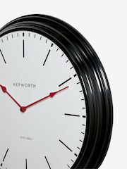 Black 50cm Wall Clock - Image 5 of 5