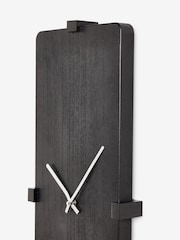 Black Wood Rectangular Clock - Image 6 of 6