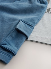 Grey/Blue Short Sleeve T-Shirt & Utility Shorts Set (3mths-7yrs) - Image 7 of 8