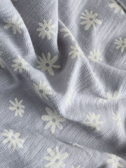 Grey Daisy Flower Baby Long Leg Rompersuit (0mths-3yrs) - Image 6 of 7