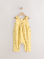 Yellow Lemon Printed Baby Long Leg Rompersuit (0mths-3yrs) - Image 1 of 7