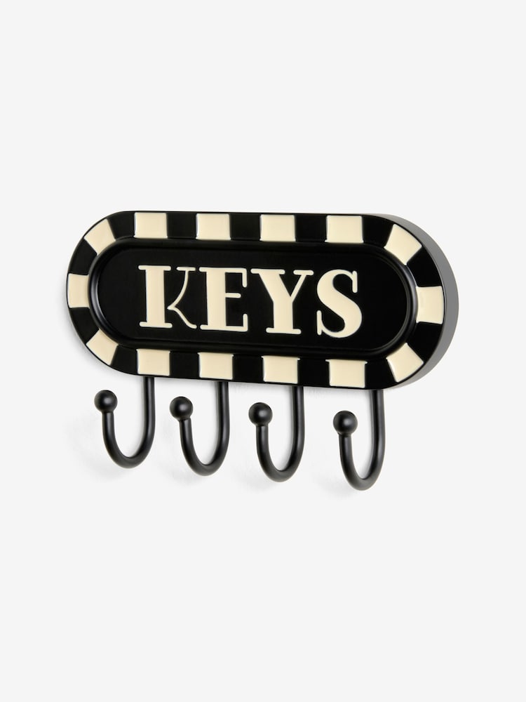 Buy Black/White Key Hooks from the Next UK online shop