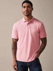 Pink meliert - Reguläre Passform - Piqué-Poloshirt Kurzarm - Image 1 of 8