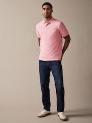Pink meliert - Reguläre Passform - Piqué-Poloshirt Kurzarm - Image 2 of 8