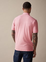 Pink meliert - Reguläre Passform - Piqué-Poloshirt Kurzarm - Image 3 of 8