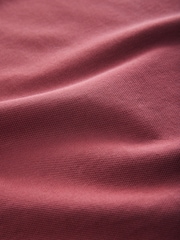 Mid Red Regular Fit Short Sleeve Pique Polo Shirt - Image 8 of 8