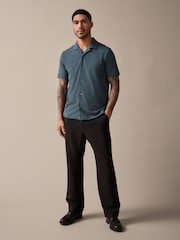 Azul - Short Sleeve Pique Shirt - Imagen 2 de 9
