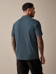Azul - Short Sleeve Pique Shirt - Imagen 3 de 9