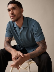 Azul - Short Sleeve Pique Shirt - Imagen 4 de 9