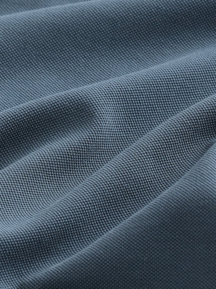 Azul - Short Sleeve Pique Shirt - Imagen 9 de 9