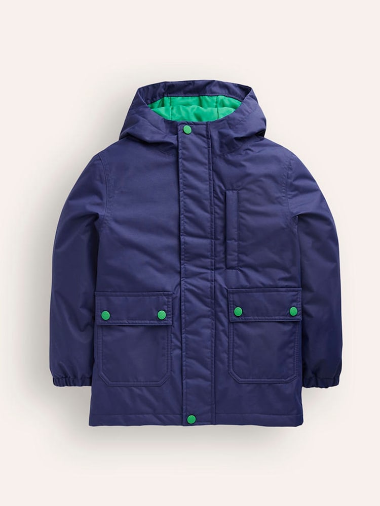 Boden Blue 4-in-1 Waterproof Coat - Image 1 of 5