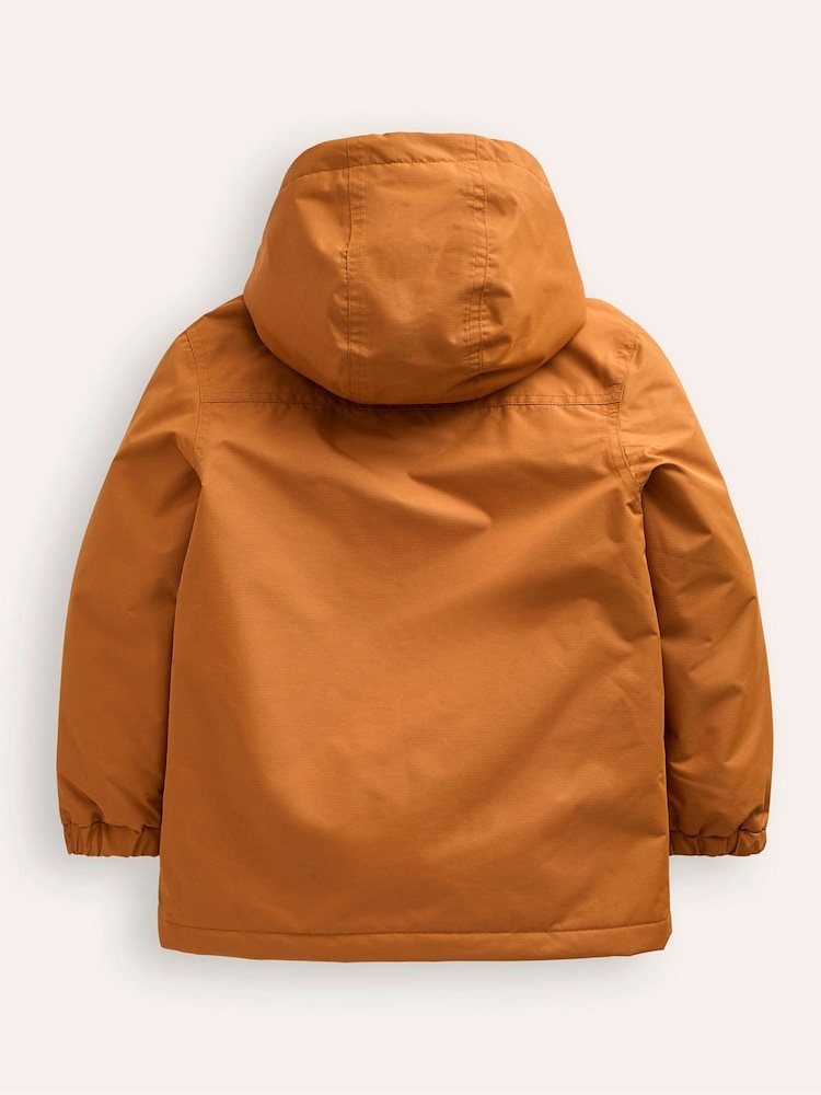 Boden Brown 4-in-1 Waterproof Coat - Image 2 of 4