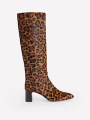 Boden Brown Erica Knee High Leather Boots - Image 2 of 4