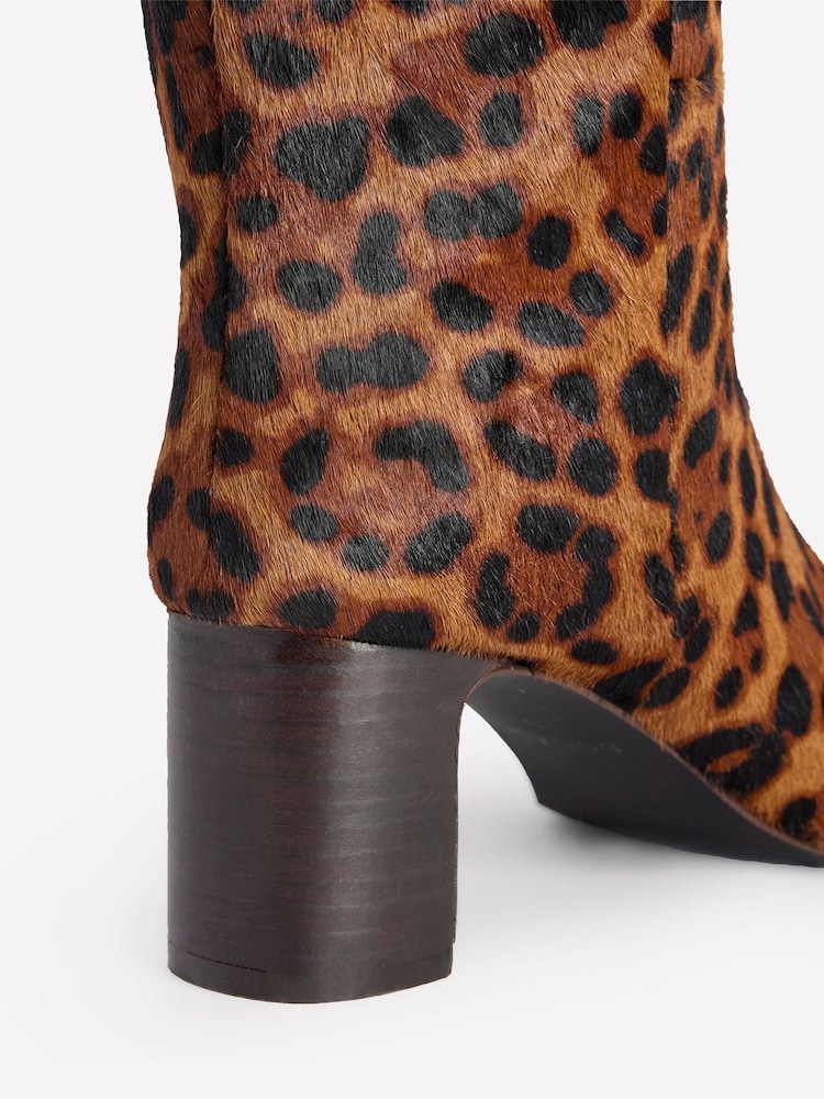 Boden Brown Erica Knee High Leather Boots - Image 4 of 4