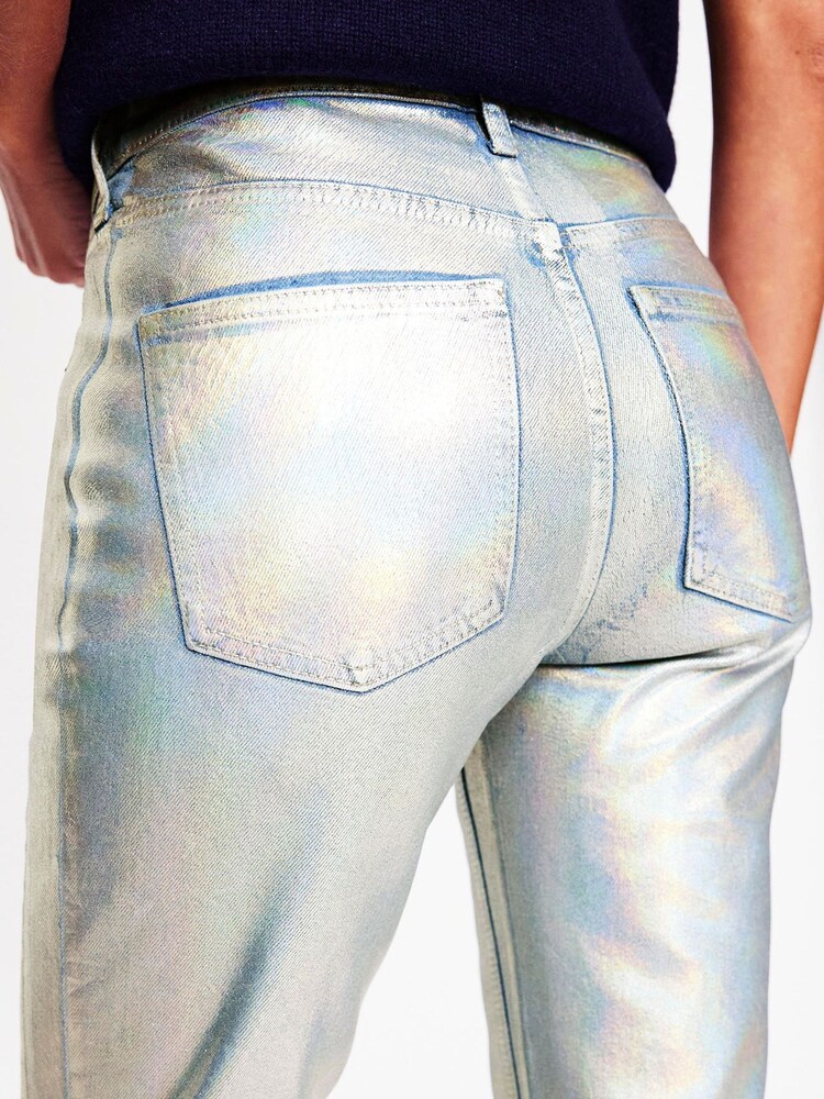 Boden Silver Tall Girlfriend Jeans - Image 2 of 6