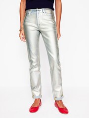 Boden Silver Tall Girlfriend Jeans - Image 4 of 6