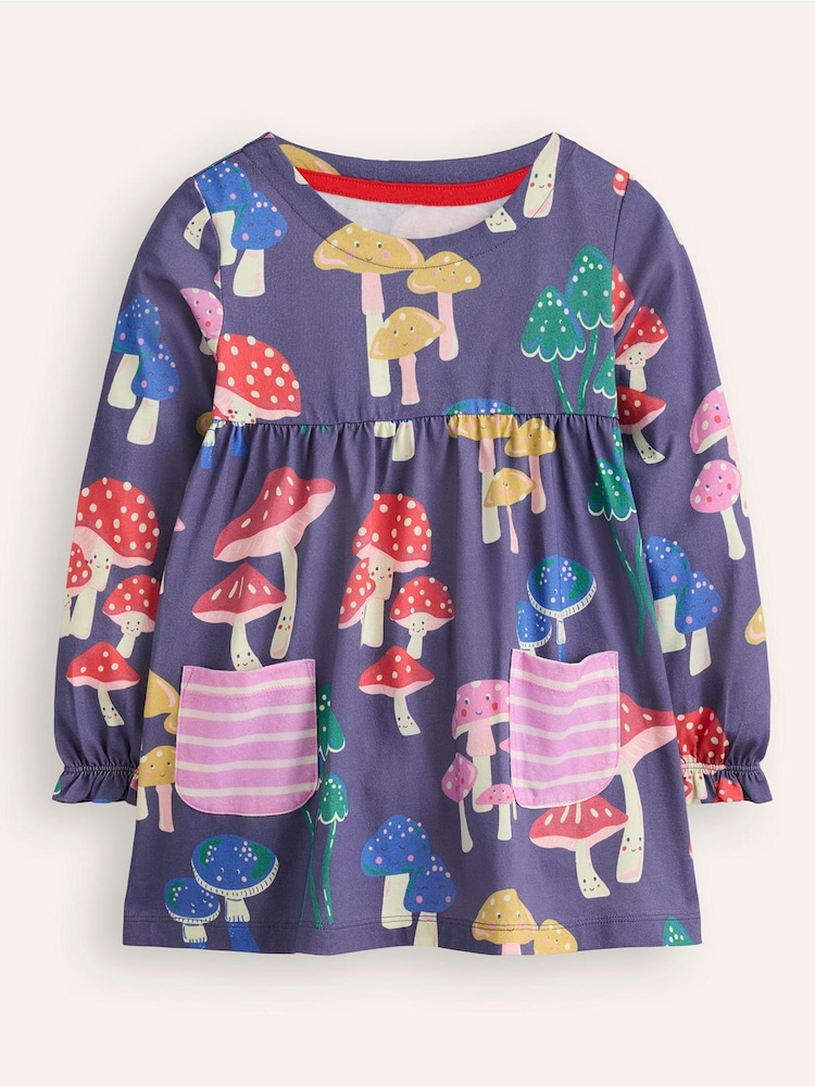 Boden – Langarm-Tunika aus 100 % Baumwolle mit Druck - Bild 1 von 1