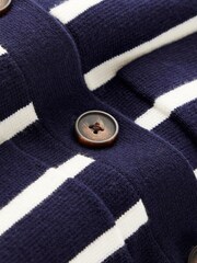 Boden Blue Cotton Blend Knitted Shirt - Image 6 of 6