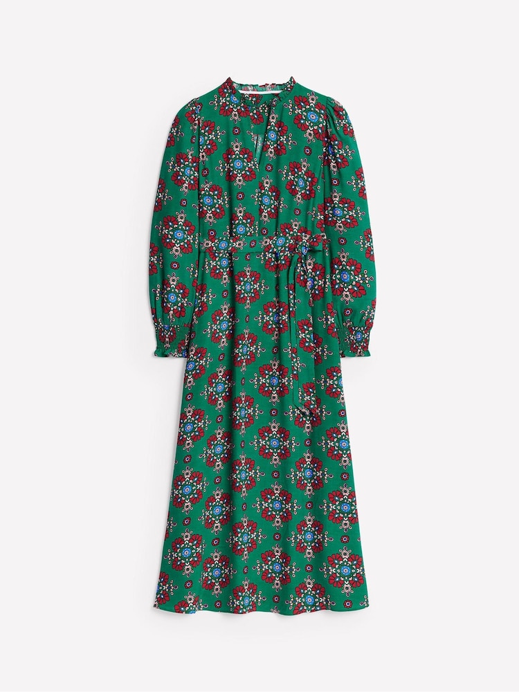 Verde - Boden Notch Neck Midi Dress - Imagen 5 de 5