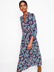 Azul - Boden Notch Neck Midi Dress - Imagen 3 de 5