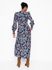 Azul - Boden Notch Neck Midi Dress - Imagen 4 de 5