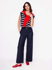 Boden Blue Tall Westbourne Wool Blend Trousers - Image 3 of 5