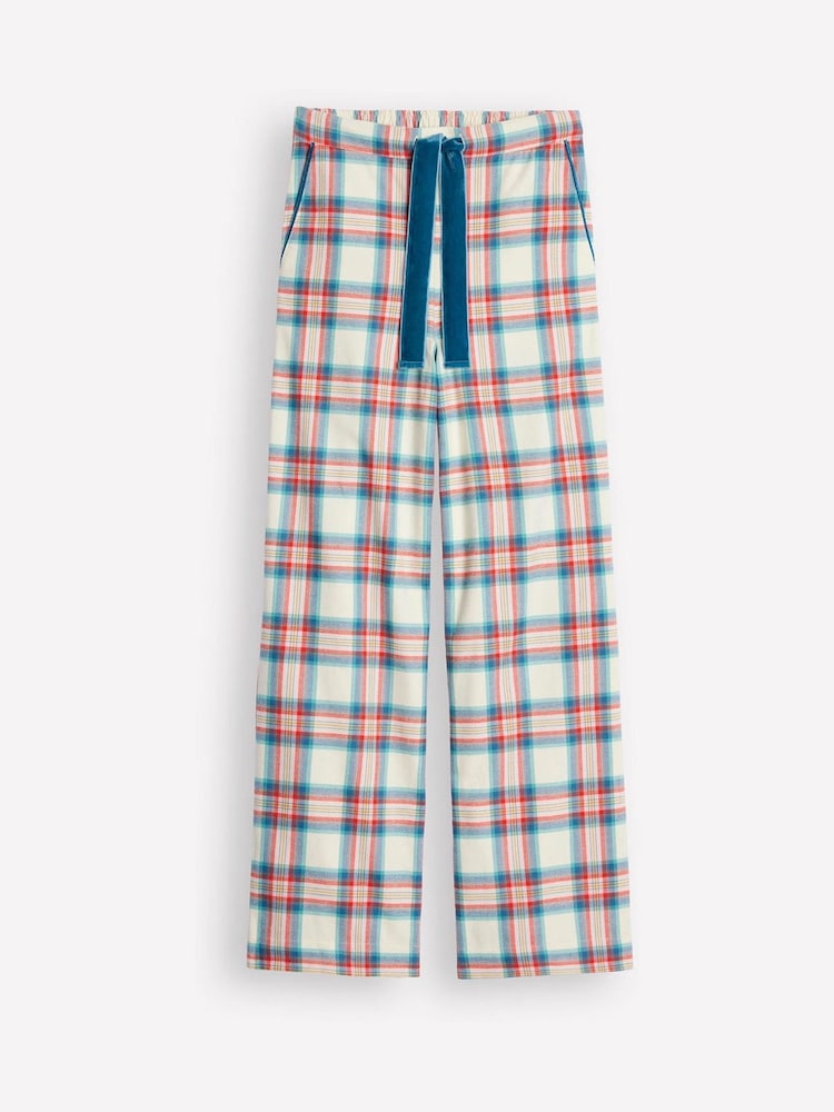 Boden Cream Brushed Cotton 100% Cotton Trousers - Image 4 of 4