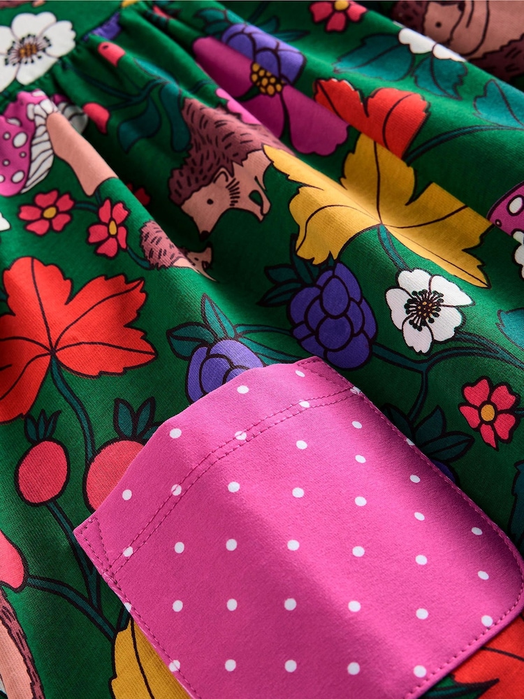 Boden Green 100% Cotton Print Tunic and Leggings Set - Image 3 of 3 Boden Green 100% Cotton Print Tunic and Leggings Set - Image 3 of 3