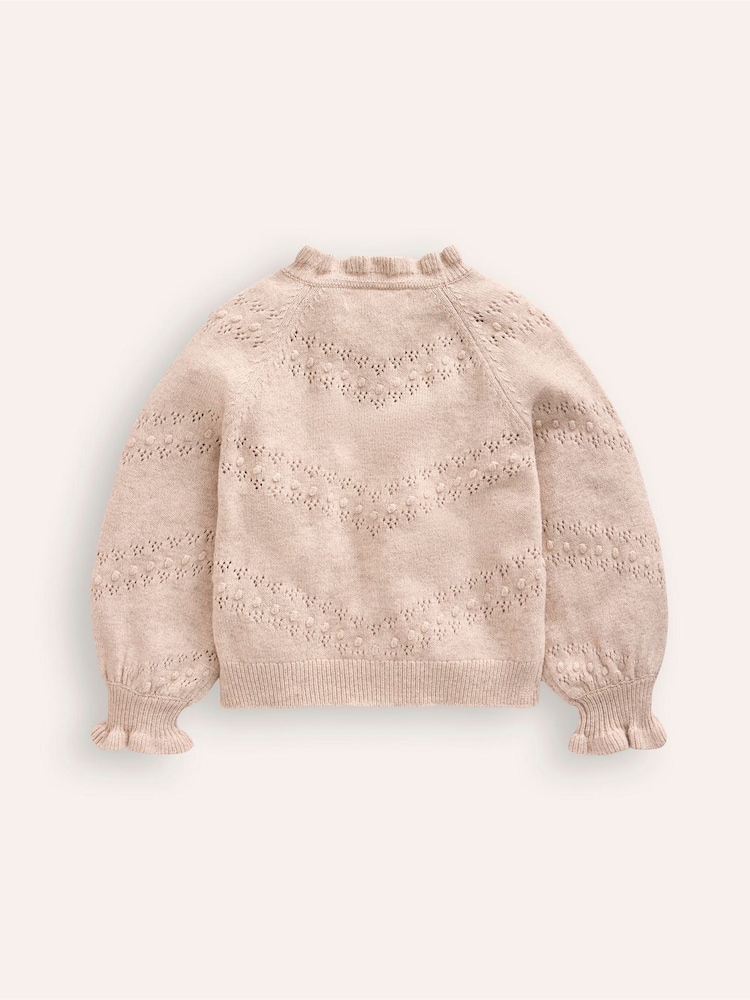 Boden Cream Faye Embroidered Cardigan - Image 2 of 3 Boden Cream Faye Embroidered Cardigan - Image 2 of 3