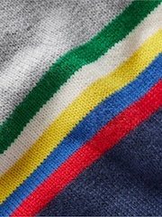 Boden Blue Colour Block Jumper - Image 3 of 3