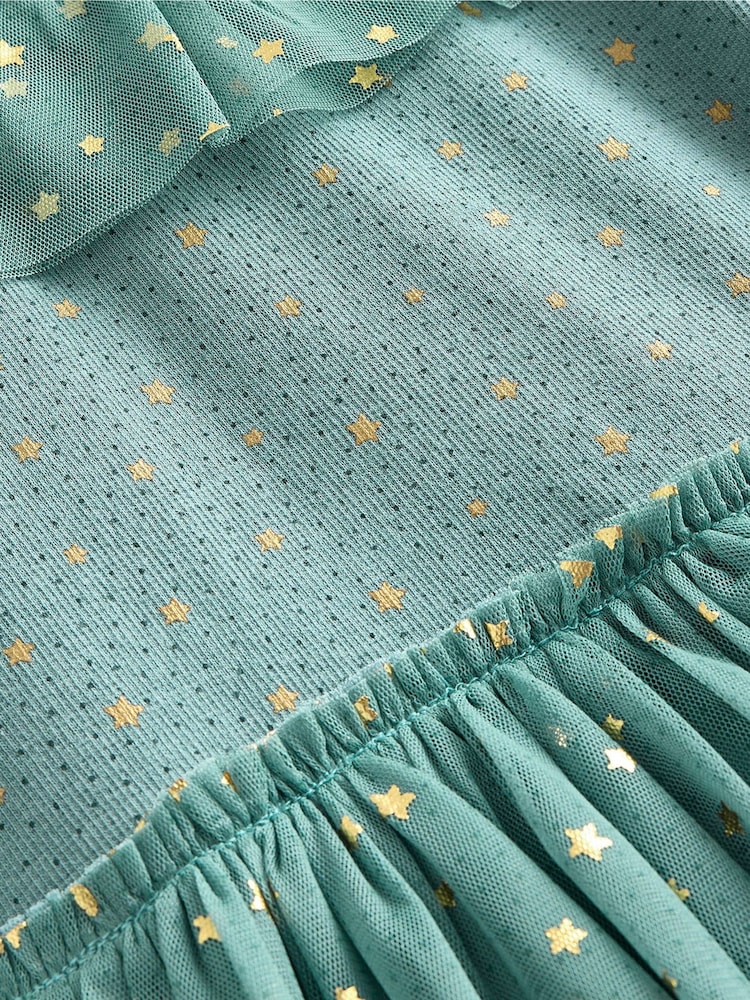 Boden Green Rose Twirly Tulle Dress - Image 3 of 3 Boden Green Rose Twirly Tulle Dress - Image 3 of 3